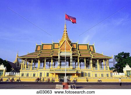 Cambodia, Phnom Penh, Chan Chaya Pavilion, Royal Palace View Large Photo Image Stock Image - Cambodia, Phnom Penh, Chan Chaya Pavilion, Royal Palace. Fotosearch