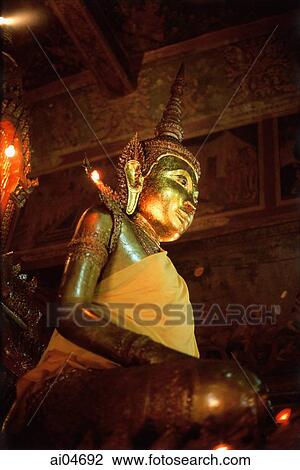 Cambodia, Phnom Penh, Wat Phnom, Buddha statue View Large Photo Image Stock Image - Cambodia, Phnom Penh, Wat Phnom, Buddha statue. Fotosearch