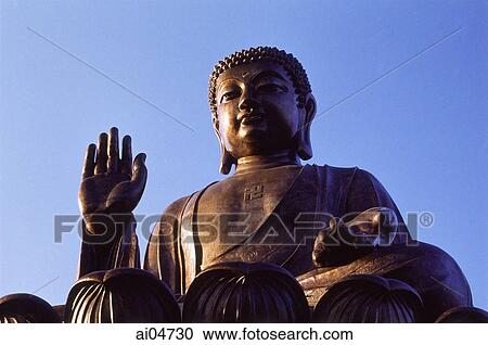 China, Hong Kong, Lantau Island, Buddha Statue View Large Photo Image Stock Image - China, Hong Kong, Lantau Island, Buddha Statue. Fotosearch