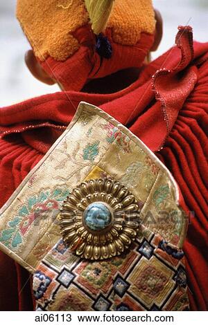 China, Szechuan (Sichuan), Kham region, Lama coat. View Large Photo Image Stock Image - China, Szechuan (Sichuan), Kham region, Lama coat.. Fotosearch