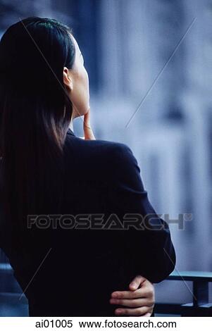 Female executive, rear view View Large Photo Image Stock Photography - Female executive, rear view. Fotosearch