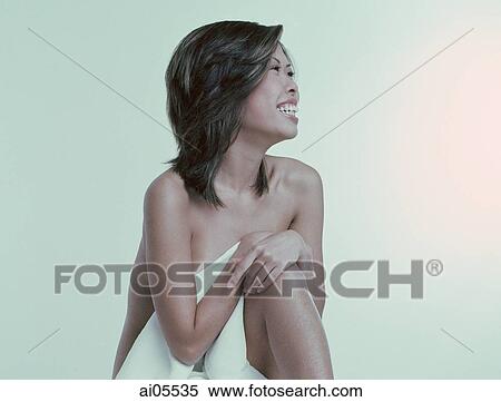 Girl sitting draped in sheet View Large Photo Image Stock Photography - Girl sitting draped in sheet. Fotosearch