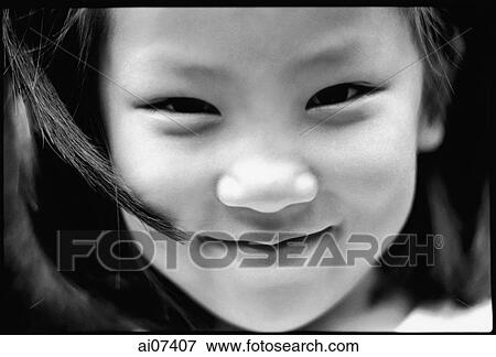 Girl smiling, portrait View Large Photo Image Stock Photo - Girl smiling, portrait. Fotosearch
