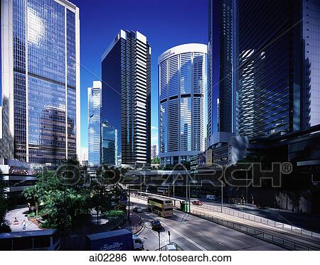 Hong Kong, Admiralty, Pacific Place in the day. View Large Photo Image Stock Photograph - Hong Kong, Admiralty, Pacific Place in the day.. Fotosearch