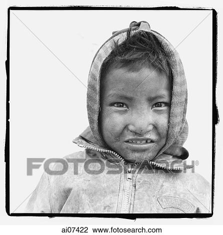 India, Ladakh, Leh, Portrait of young boy. View Large Photo Image Stock Image - India, Ladakh, Leh, Portrait of young boy.. Fotosearch