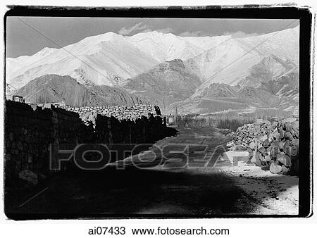 India, Ladakh, Leh, Road and mountain vista. View Large Photo Image Stock Image - India, Ladakh, Leh, Road and mountain vista.. Fotosearch