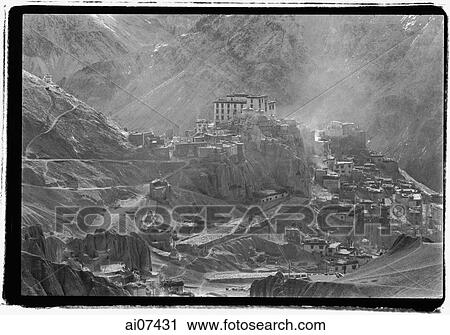 India, Northern India, Srinagar-Leh Road, Llamayuru Village, mountain at background. View Large Photo Image Stock Image - India, Northern India, Srinagar-Leh Road, Llamayuru Village, mountain at background.. Fotosearch