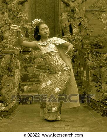 Indonesia, Bali, Balinese dancer View Large Photo Image Stock Image - Indonesia, Bali, Balinese dancer. Fotosearch