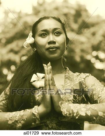 Indonesia, Bali, Balinese dancer View Large Photo Image Stock Photo - Indonesia, Bali, Balinese dancer. Fotosearch