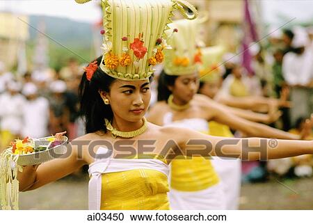 Indonesia, Bali, Kintamani, Performers during Rejang Dance View Large Photo Image Stock Image - Indonesia, Bali, Kintamani, Performers during Rejang Dance. Fotosearch