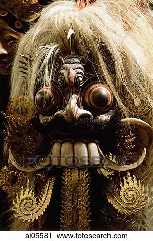 Indonesia, Bali, Mask used in theatrical, ceremonial performances. View Large Photo Image Stock Image - Indonesia, Bali, Mask used in theatrical, ceremonial performances.. Fotosearch