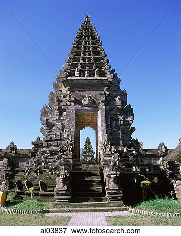 Indonesia, Bali, Paru Ulan Danu Batur Temple. View Large Photo Image Stock Photo - Indonesia, Bali, Paru Ulan Danu Batur Temple.. Fotosearch