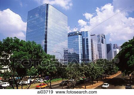 Stock Photo - Indonesia, Jakarta, JL Thamrin. Fotosearch