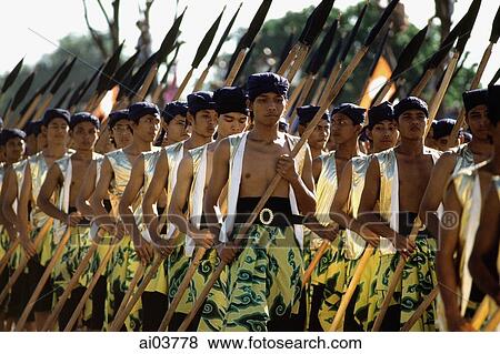 Indonesia, Java, Cirebon, palace guards View Large Photo Image Stock Photo - Indonesia, Java, Cirebon, palace guards. Fotosearch