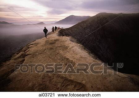 Indonesia, Java, Mt. Bromo, sunrise on volcano rim View Large Photo Image Stock Image - Indonesia, Java, Mt. Bromo, sunrise on volcano rim. Fotosearch