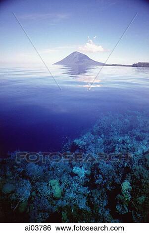 Indonesia, Waters of Manado and Bunaken Island View Large Photo Image Stock Photograph - Indonesia, Waters of Manado and Bunaken Island. Fotosearch