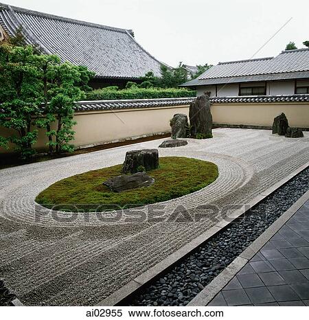 Japan, Kyoto, Daitoku-ji, Ryogen-in Temple. Horai style garden View Large Photo Image Stock Photography - Japan, Kyoto, Daitoku-ji, Ryogen-in Temple. Horai style garden. Fotosearch