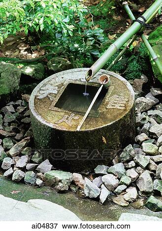 Japan, Kyoto, Ryoan-ji Temple, Carved stone water bowl View Large Photo Image Stock Photo - Japan, Kyoto, Ryoan-ji Temple, Carved stone water bowl. Fotosearch