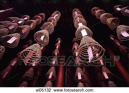 Malaysia, Kuala Lumpur, incense at a temple. View Large Photo Image Stock Image - Malaysia, Kuala Lumpur, incense at a temple.. Fotosearch