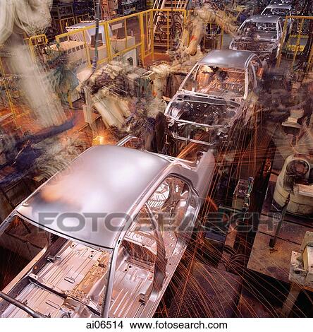 Malaysia, Kuala Lumpur, Proton auto factory, Proton cars on automated assembly line. View Large Photo Image Picture - Malaysia, Kuala Lumpur, Proton auto factory, Proton cars on automated assembly line.. Fotosearch