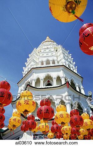 Malaysia, Penang, Kek Lok Si temple View Large Photo Image Stock Image - Malaysia, Penang, Kek Lok Si temple. Fotosearch