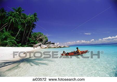 Malaysia, Perhentian Islands, Boat floating close to shore View Large Photo Image Stock Image - Malaysia, Perhentian Islands, Boat floating close to shore. Fotosearch