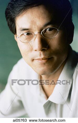 Man with glasses, portrait View Large Photo Image Stock Image - Man with glasses, portrait. Fotosearch