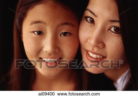 Mother and daughter, portrait View Large Photo Image Stock Image - Mother and daughter, portrait. Fotosearch