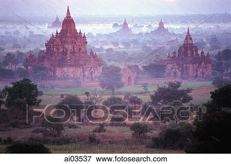 Myanmar, Bagan View Large Photo Image Stock Photo - Myanmar, Bagan. Fotosearch