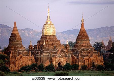 Myanmar, Bagan View Large Photo Image Stock Photo - Myanmar, Bagan. Fotosearch