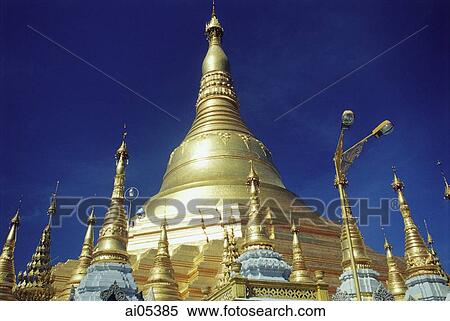 Myanmar (Burma), Yangon (Rangoon), The Shwedagon Pagoda View Large Photo Image Stock Photography - Myanmar (Burma), Yangon (Rangoon), The Shwedagon Pagoda. Fotosearch