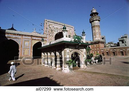 Pakistan, Punjab, Lahore, Wazir Khan Mosque. View Large Photo Image Stock Photo - Pakistan, Punjab, Lahore, Wazir Khan Mosque.. Fotosearch