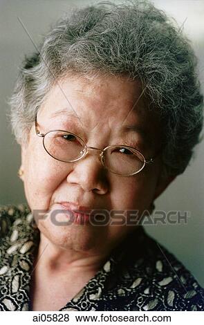 Portrait of elderly woman View Large Photo Image Stock Photo - Portrait of elderly woman. Fotosearch