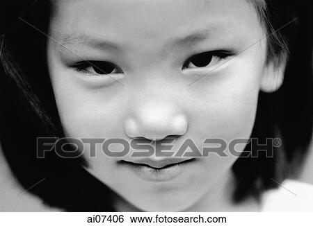 Portrait of young girl, close-up View Large Photo Image Stock Photograph - Portrait of young girl, close-up. Fotosearch