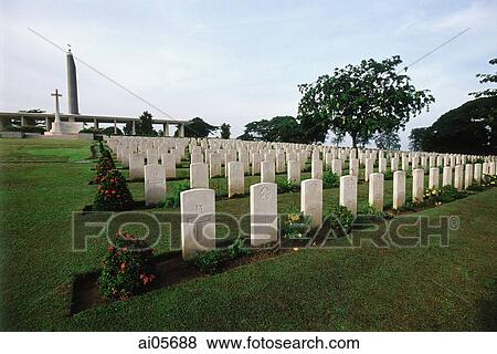 Singapore, Kranji War Memorial. View Large Photo Image Stock Photo - Singapore, Kranji War Memorial.. Fotosearch