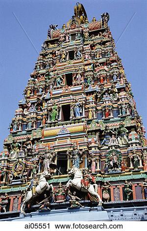 Singapore, Little India, Sri Srinivasa Perumal Temple. View Large Photo Image Stock Image - Singapore, Little India, Sri Srinivasa Perumal Temple.. Fotosearch