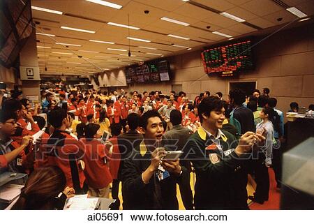 Singapore, Traders on the Exchange Trading Floor of the Singapore Stock Exchange. View Large Photo Image Stock Image - Singapore, Traders on the Exchange Trading Floor of the Singapore Stock Exchange.. Fotosearch