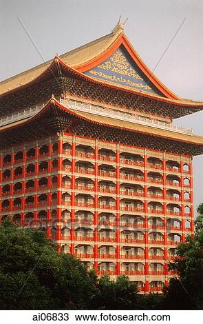 Taiwan, Taipei, Grand Hotel View Large Photo Image Stock Image - Taiwan, Taipei, Grand Hotel. Fotosearch