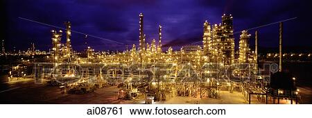 Thailand, refinery, illuminated View Large Photo Image Stock Image - Thailand, refinery, illuminated. Fotosearch