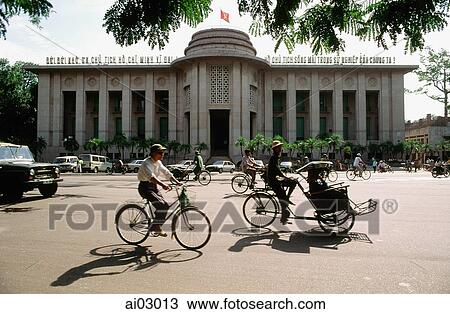 Vietnam, Hanoi, traffic in front of Foreign Trade Bank View Large Photo Image Stock Image - Vietnam, Hanoi, traffic in front of Foreign Trade Bank. Fotosearch