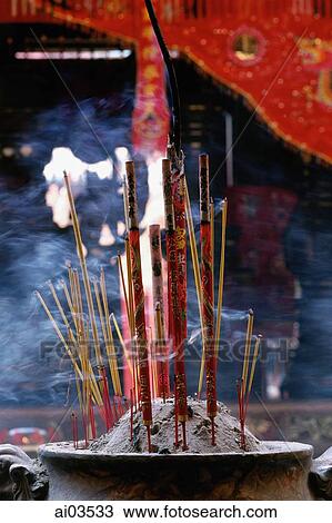 Vietnam, incense in a temple View Large Photo Image Stock Image - Vietnam, incense in a temple. Fotosearch