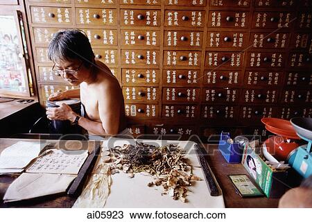 Vietnam, Mekong Delta region, Bac Lieu, man at Chinese medicine dispensary. View Large Photo Image Stock Image - Vietnam, Mekong Delta region, Bac Lieu, man at Chinese medicine dispensary.. Fotosearch