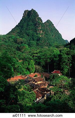 Vietnam, Perfume Pagoda, near Hanoi, Gateway to Heaven Temple View Large Photo Image Stock Image - Vietnam, Perfume Pagoda, near Hanoi, Gateway to Heaven Temple. Fotosearch