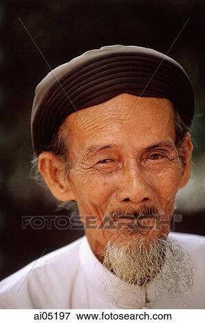 Vietnam, Tay Ninh, Cao Dai Temple, priest. View Large Photo Image Stock Photo - Vietnam, Tay Ninh, Cao Dai Temple, priest.. Fotosearch