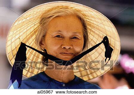 Vietnam, Vietnamese woman, portrait View Large Photo Image Stock Photo - Vietnam, Vietnamese woman, portrait. Fotosearch