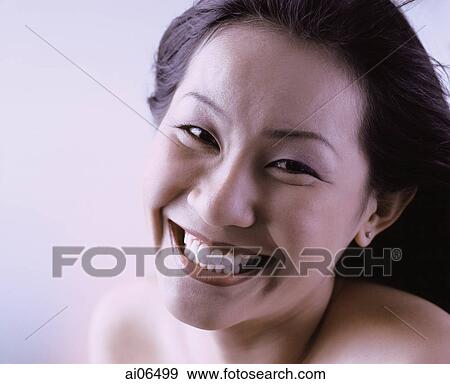 Woman smiling. View Large Photo Image Stock Photo - Woman smiling.. Fotosearch