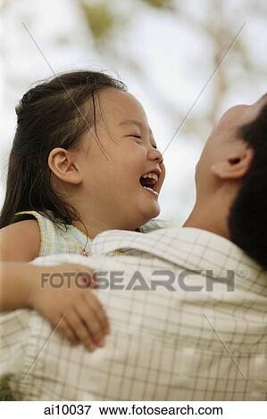 Father with young daughter, bonding. View Large Photo Image Stock Photo - Father with young daughter, bonding.. Fotosearch