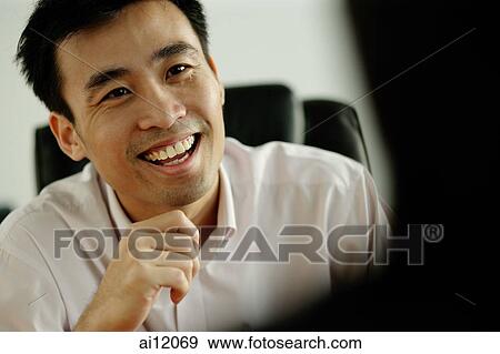 Man smiling, portrait View Large Photo Image Stock Photo - Man smiling, portrait. Fotosearch
