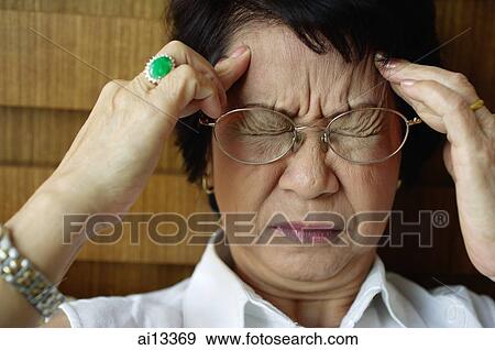 Man with hand on head, eyes closed View Large Photo Image Stock Photo - Man with hand on head, eyes closed. Fotosearch