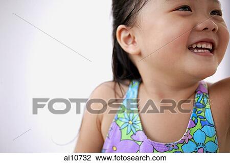 Young girl looking away, portrait View Large Photo Image Stock Image - Young girl looking away, portrait. Fotosearch